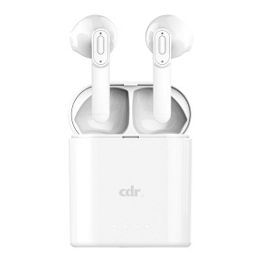 C.D.R. TWS-002W : Auricolari Bluetooth 5.0 stereo bianco TWS-002W